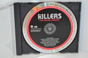THE KILLERS For Reasons Unknown US DJ Radio Promo CD Single Island Records 2007 - Imagen 1 de 1