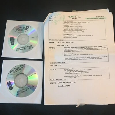 RADIO SHOW LIVE 2009 Kenny Chesney PHIL VASSAR LeAnn Rimes CONCERT 2 Promo CD  - Imagem 1 de 4