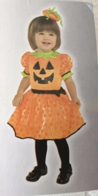 New Little Pumpkin Costume Baby Halloween 2 Pieces Infant 0-6 Months  - Image 1 of 4