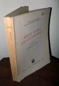 Capodaglio,BREVE STORIA DELL'ECONOMICA.Vol.1.LO SVOLGIMENTO STORICO,1968 Giuffrè - Imagen 1 de 5