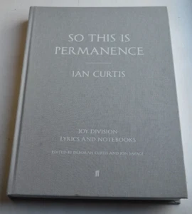 So This is Permanence — Ian Curtis — Joy Division Lyrics & Notebooks [Hardcover] - Picture 1 of 22