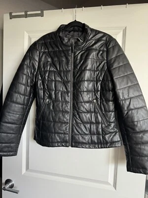 Bod & Christensen~ Samantha quilted Leather Jacket, Black Size 2XL, Fits Like XL - Image 1 of 4
