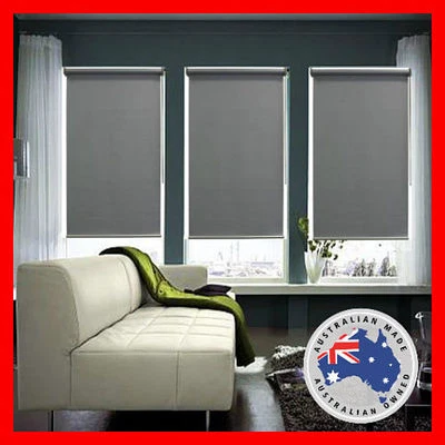 1800 Width x 1200 Drop Australian Made Blockout Roller Blinds Holland Window  - image 1 of 4