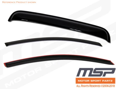 Combo de 3 protectores de lluvia para visera fuera de canal Ford Focus Hatchback 2000-2007 Foto 1 de 4