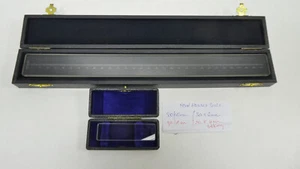 HENRI HAUSER Optical Calibration Glass Ruler Reticle Scale Set 300/0,5mm &50/1mm - Picture 1 of 7