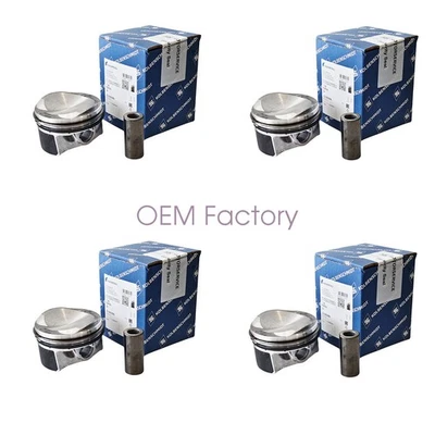 06J198151E 2012-2015 For VW CC Passat Variant 1.8T 4pcs KS OEM Piston Set 23mm Foto 1 de 4