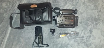 PANASONIC PALMCORDER VHS-C NO CHARGER AS IS NOT TESTED  - Image 1 of 3