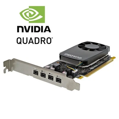 NVIDIA Quadro P1000 4GB GDDR5 4 X Mini-DP Graphics Card Editing 0G7T21 - Image 1 of 3