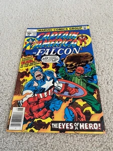 Captain America 212 Fine+ 6.5 Falcon Arnim Zola Red Skull Kirby Art 1977 - Picture 1 of 4