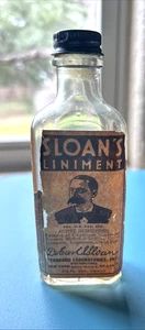 Sloan's Family Liniment Bottle , Cap in Tact Never Been Rinsed, No Chips - Picture 1 of 6