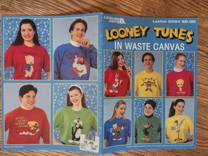 Looney Tunes in Waste Canvas, 21 designs, Leisure Arts - Picture 1 of 1