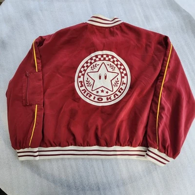 Jaqueta Bomber Oficial Super Mario Kart Nintendo Rara Juniors XXL(19) Adulto Med. - Imagem 1 de 4