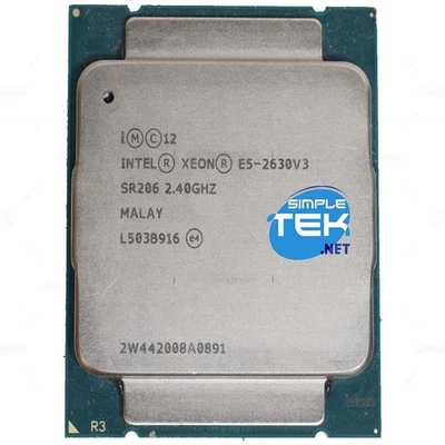 Intel Xeon E5-2630 V3 Lga2011 Lga 2011 Processore Cpu Sr206 8c/16 Ricondizionato - Immagine 1 di 3