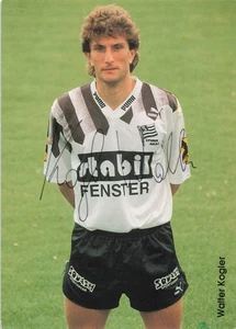 Walter Kogler, autógrafo original, tarjeta de autógrafo antigua, Sturm Graz - Imagen 1 de 1