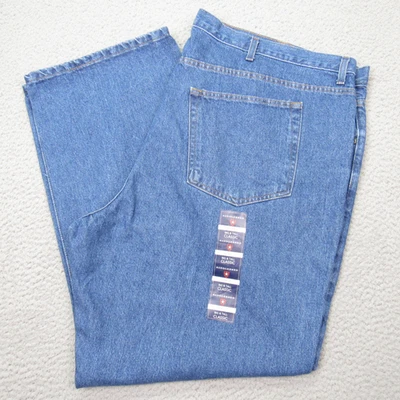 Saddlebred 男式 52(50)x32 大高牛仔裤风格 8910 经典版型全新带标签 — 第 1/4 张图片