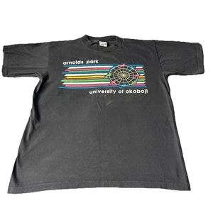 Vtg arnolds Park University Of Okoboji Sz XL Galt Sand Single Stitch 90’s - Picture 1 of 12