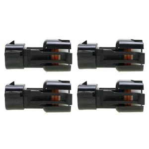 Injector PnP Adapters - EV6/EV14 USCAR (female) to DENSO (male)- Set of 4 - Picture 1 of 4