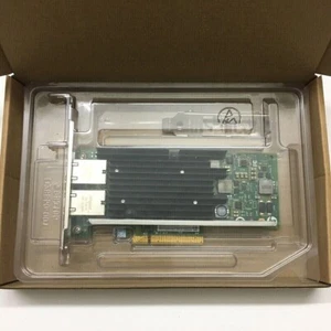HP 561T Dual Port 10GB 10GBASE-T Ethernet Network Adapter RJ-45 PCI-E US seller - Picture 1 of 3