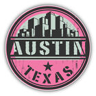 Autocollant pare-chocs de voiture Austin City USA Grunge Label - "TAILLES"