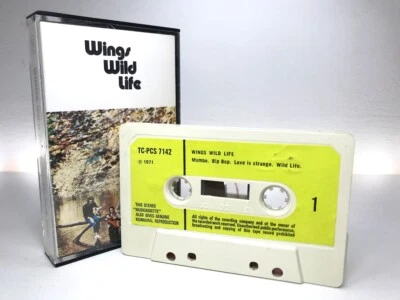 Wings WILD LIFE Vintage Cassette TC-PCS7142 **UK 1ST ISSUE 1972** VERY SCARCE - Image 1 of 4