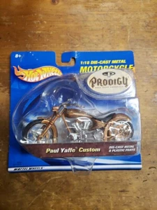 2001 Hot Wheels Paul Yaffe Custom Prodigy 1:18 Die Cast Motorcycle 89064 Mattel - Picture 1 of 14