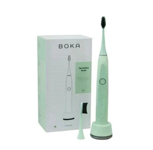 Boka electric toothbrush with two activated charcoal bristle replacement heads - Picture 1 of 2
