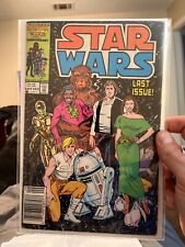 STAR WARS #107  FINAL ISSUE OF THE FIRST SERIES MARVEL COMICS 1986