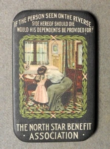 C009 Mirror: The North Star Benefit Association (Mother & Child). Printed fabric - Picture 1 of 2