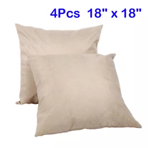 Copricuscino 4pz 18" Quadrato Lino Sublimazione Vuoti Copridivano Natale - Foto 1 di 11