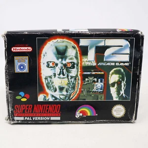 DE COLECCIÓN SUPER NNINTENDO SISTEMA DE ENTRETENIMIENTO SNES TERMINATOR T2 EL JUEGO ARCADE - Imagen 1 de 10