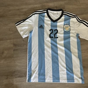 Adidas Climacool Argentina National Team Jersey Men’s Medium Ezequiel Lavezzi 22 - Picture 1 of 7