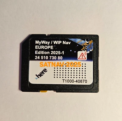 Carte SD Europe édition 2025-1 pour GPS Peugeot WipNav - Citroën MyWay RNEG - Bild 1 von 4