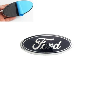 1 pieza para Ford KA 2008-2016 ovalado azul y cromo insignia capó emblema 175x 70mm - Imagen 1 de 4