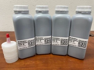 (200g x 4 BLACK) Toner Refill for HP M454, M479, Canon 055 H (W2020A, W2020X) - Picture 1 of 5