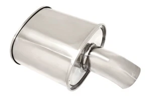 Megan Racing Universal M-FG Muffler quiet and deep tone 3.5" curved down tip - Picture 1 of 1