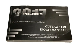 Polaris Owners Manual Book 2017 Outlaw 110/Sportsman 110 - Bild 1 von 7