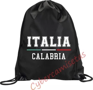 MOCHILA BOLSA SACO CALABRIA BOLSO GIMNASIO BOLSA DEPORTE ITALIA MODELO 1  - Picture 1 of 1