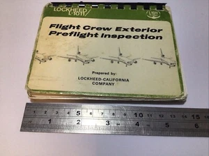 Gebrauchte Lockheed L-1011 Tristar Flight Crew Exterior Preflight Inspection 1973 - Bild 1 von 19