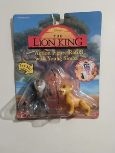 De colección Años 90 Rey León Disney Mattel Rafiki y Young Cub Simba - Imagen 1 de 2