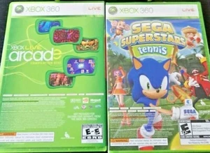 Sega Superstars Tennis / Live Arcade for XBOX 360 ( small bulk lot) - Picture 1 of 4