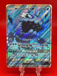 Pokémon TCG Wishiwashi GX 133/145 Textured Full Art Guardians Rising 2017 LP/NM - Picture 1 of 2