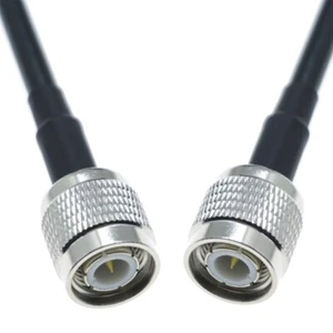 RG58 Cable TNC Male to TNC Male Connector WiFi Antenna Extension Pigtail Lot - Picture 1 of 5
