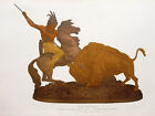 Catalog Page Meriden Britannia Co Indian Buffalo Hunt Bronze Sculpture Gold 1886