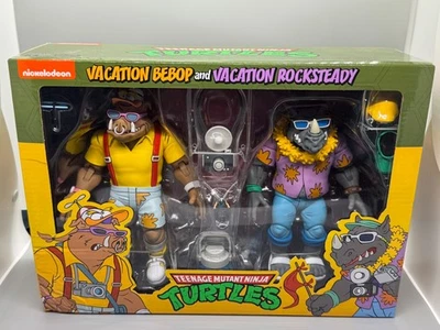 NECA TMNT Vacation BEBOP & ROCKSTEADY  Target Exclusive - Image 1 of 4