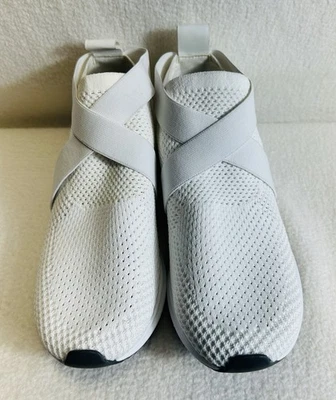 Zapatillas deportivas EILEEN FISHER ZING tejidas elásticas talla 8,5 blancas sin cordones cómodas de viaje Foto 1 de 4