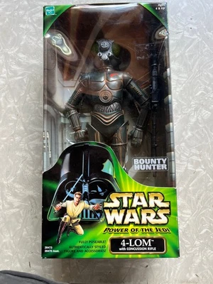 Star Wars 12" Collectors Series  4-LOM bounty hunter ESB MISB POTJ 725 - Imagem 1 de 3