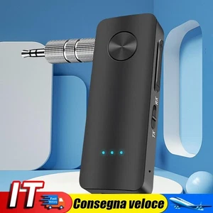 2 IN 1 Bluetooth-Compatible 5.3 Wireless Audio Receiver 3.5mm AUX for TV/PC - Photo 1/12