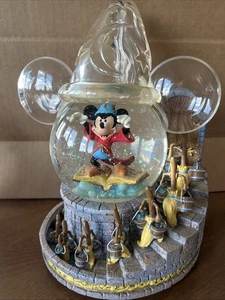 Disney Mickey Mouse Fantasia Musical Schneekugel Zauberlehrling  - Bild 1 von 6