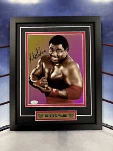 Koko B Ware Signed 8x10 Photo Jsa Auto Custom Framed WWF Wrestling - Picture 1 of 4