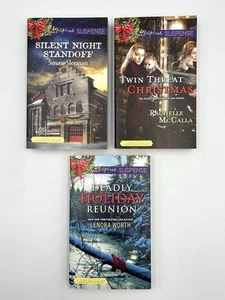 3 Love Inspired  Suspense Inspirational Romance Books Large Print Christmas - Imagen 1 de 12